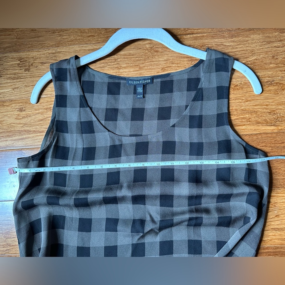 Eileen Fisher 100% Silk Tunic Xs - image 7